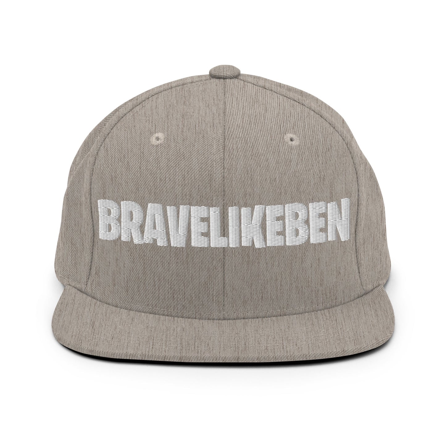 Snapback Hat | Brave Like Ben | Wordmark Logo