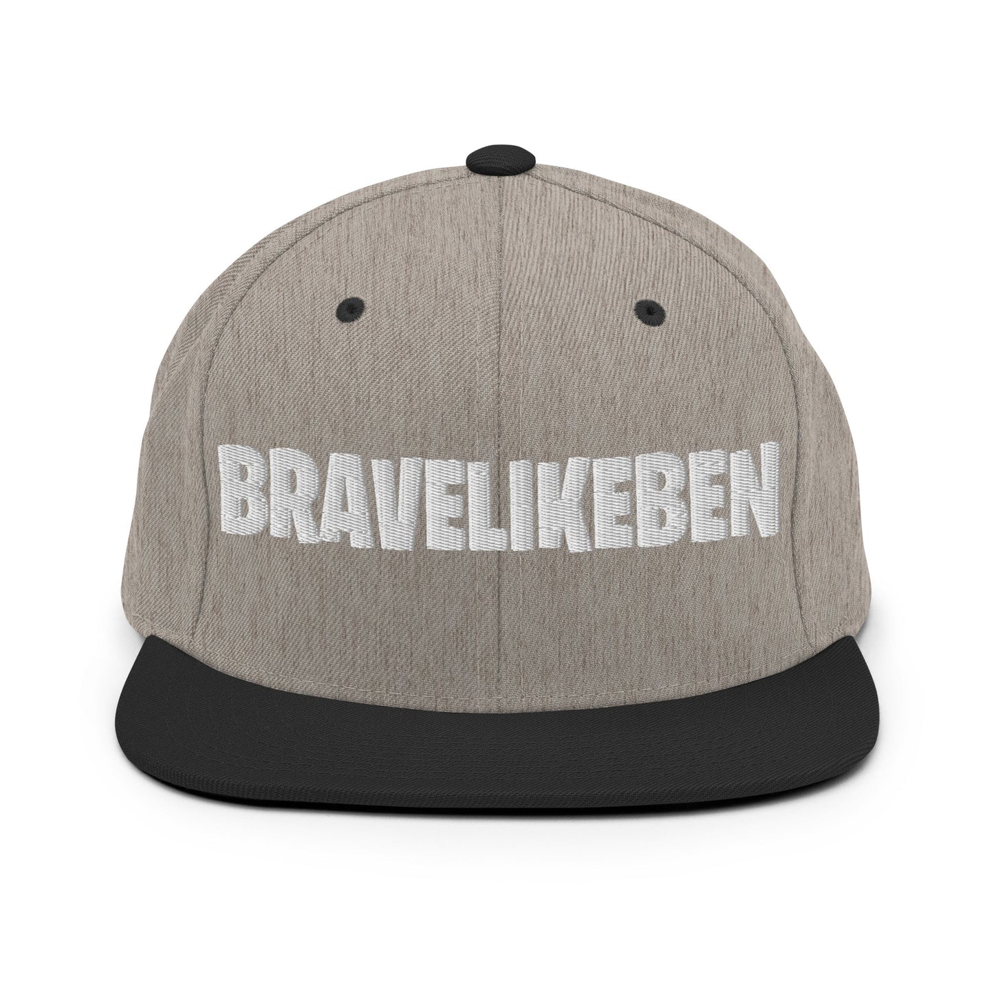 Snapback Hat | Brave Like Ben | Wordmark Logo