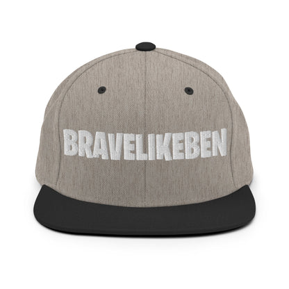 Snapback Hat | Brave Like Ben | Wordmark Logo