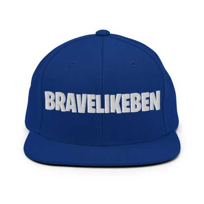 Snapback Hat | Brave Like Ben | Wordmark Logo