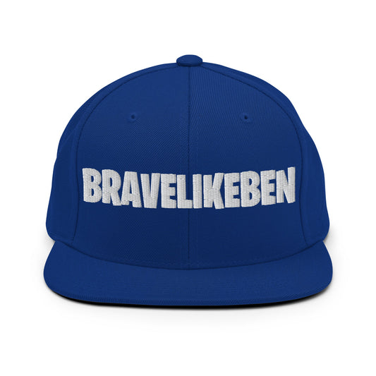 Snapback Hat | Brave Like Ben | Wordmark Logo