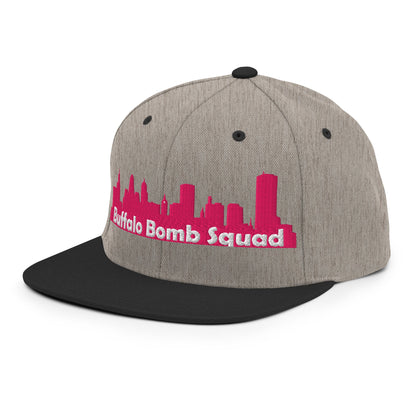 Snapback Hat | Buffalo Bomb Squad | Skyline Logo