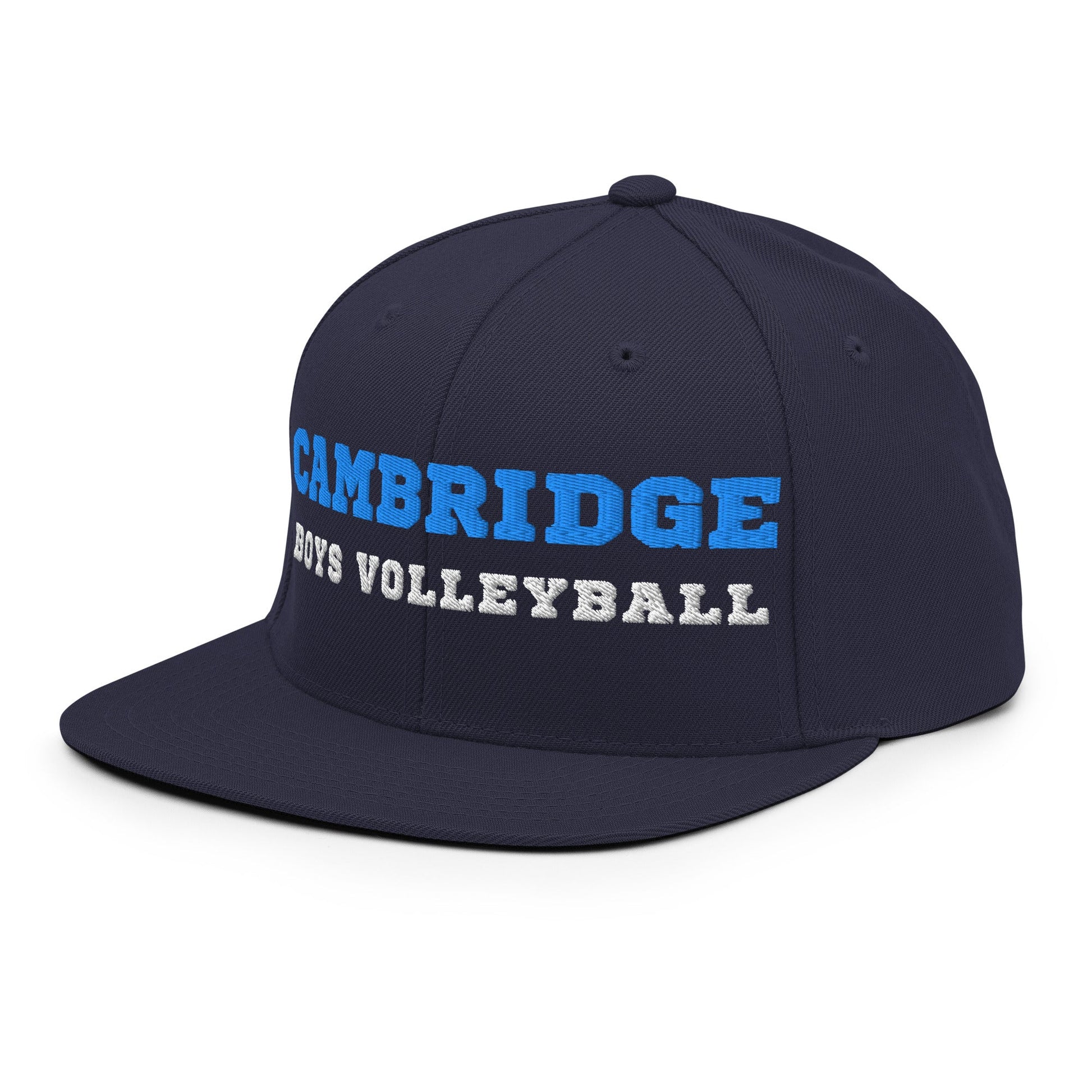 Snapback Hat | Cambridge Volleyball | Block Script Logo