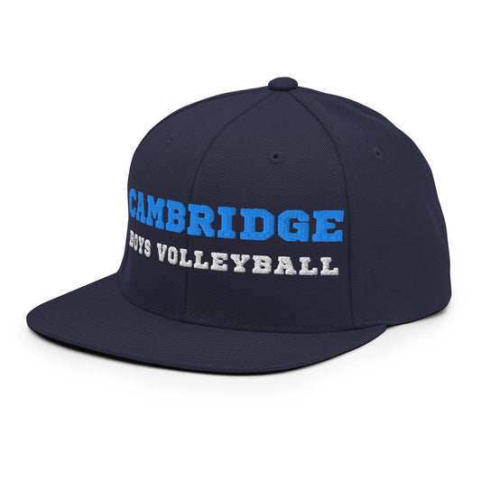 Snapback Hat | Cambridge Volleyball | Block Script Logo