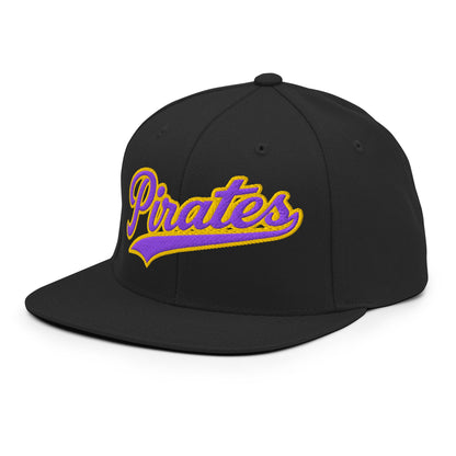Snapback Hat | Carolina Pirates | Script Logo