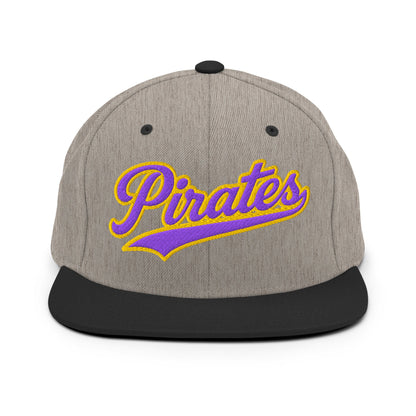 Snapback Hat | Carolina Pirates | Script Logo