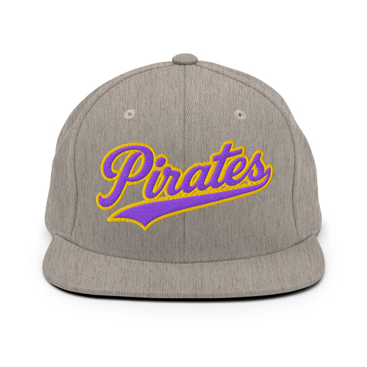 Snapback Hat | Carolina Pirates | Script Logo
