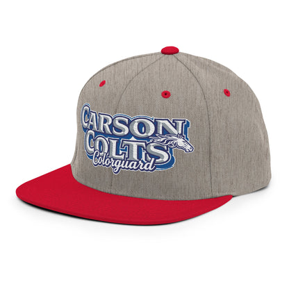 Snapback Hat | Carson Colorguard | Colts Logo