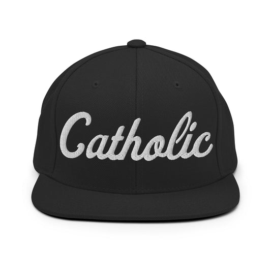Snapback Hat | Catholic High School | Script Logo