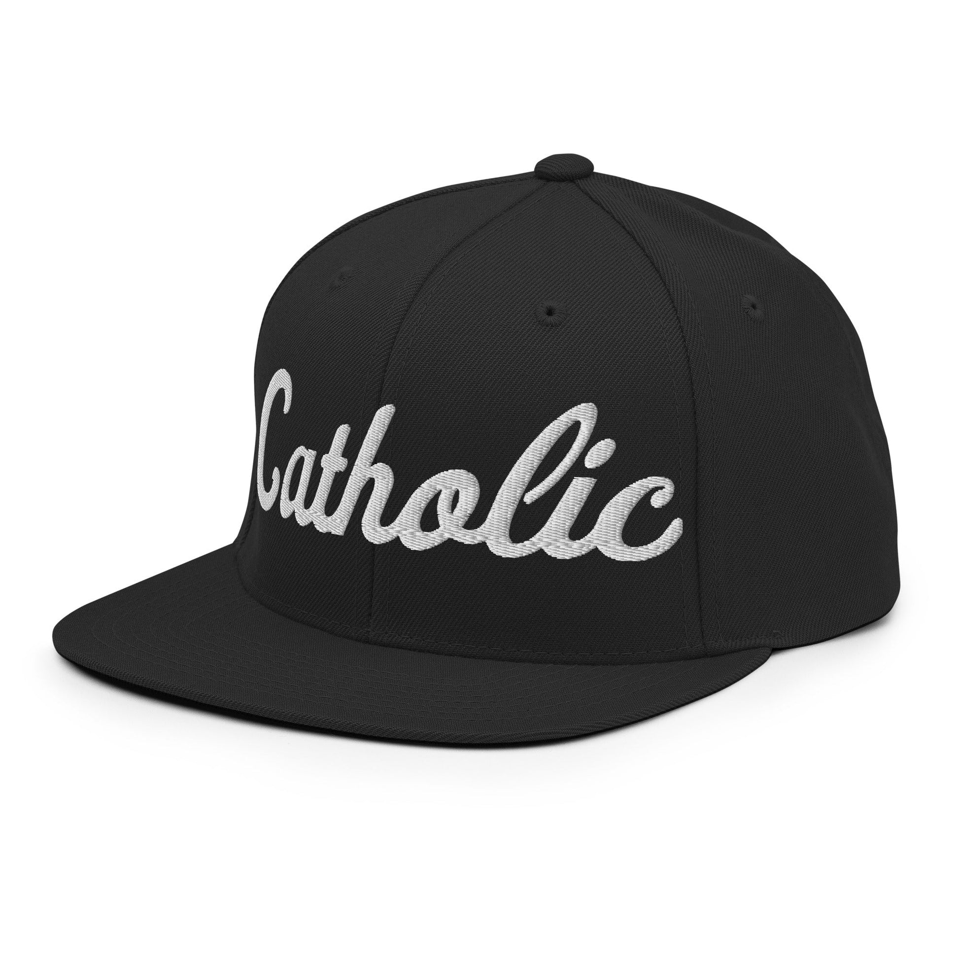 Snapback Hat | Catholic High School | Script Logo