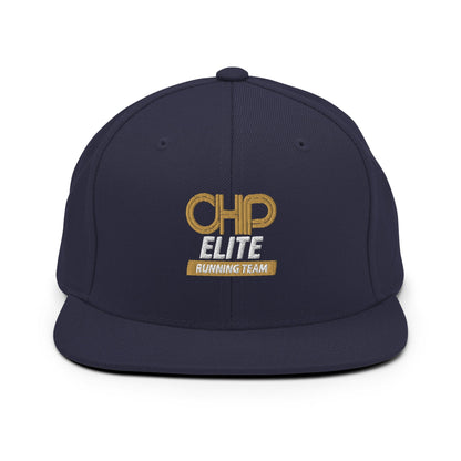 Snapback Hat | CHP Elite Running Team | Runner Crest Logo