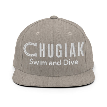 Snapback Hat | Chugiak Mustang Swim & Dive | Crest Logo
