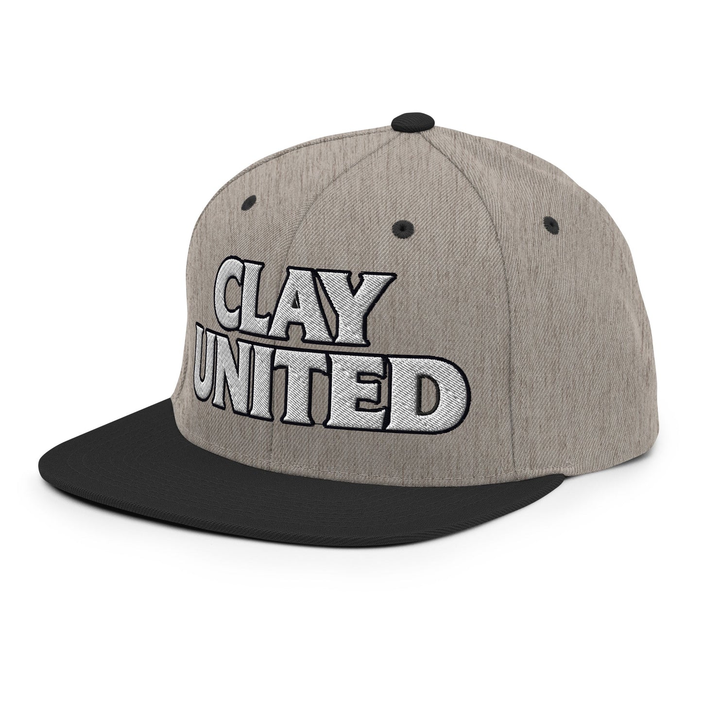 Snapback Hat | Clay United | Crest Logo