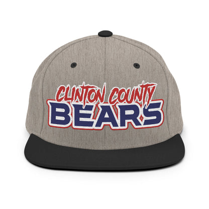Snapback Hat | CLINTON COUNTY BEARS | Script Logo