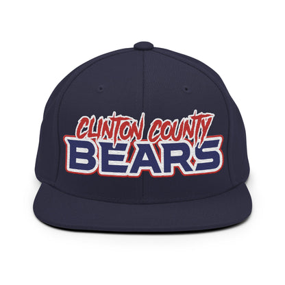 Snapback Hat | CLINTON COUNTY BEARS | Script Logo