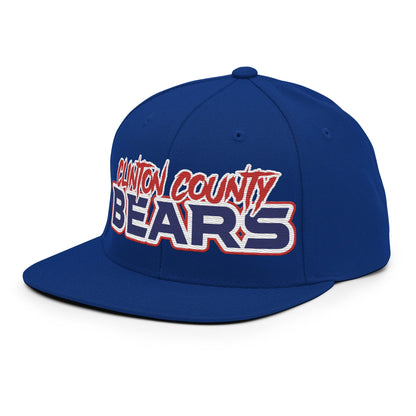 Snapback Hat | CLINTON COUNTY BEARS | Script Logo