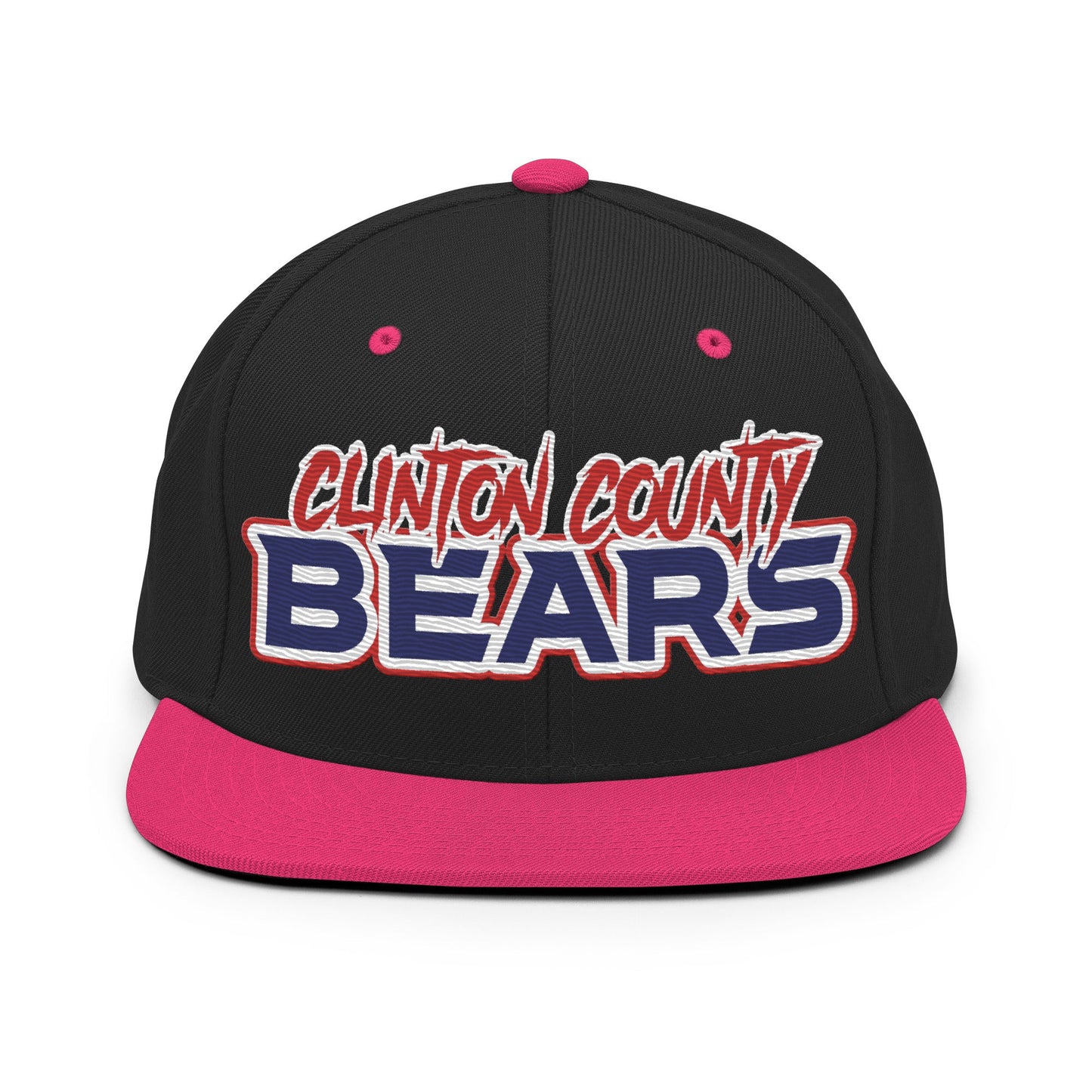 Snapback Hat | CLINTON COUNTY BEARS | Script Logo