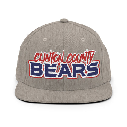 Snapback Hat | CLINTON COUNTY BEARS | Script Logo