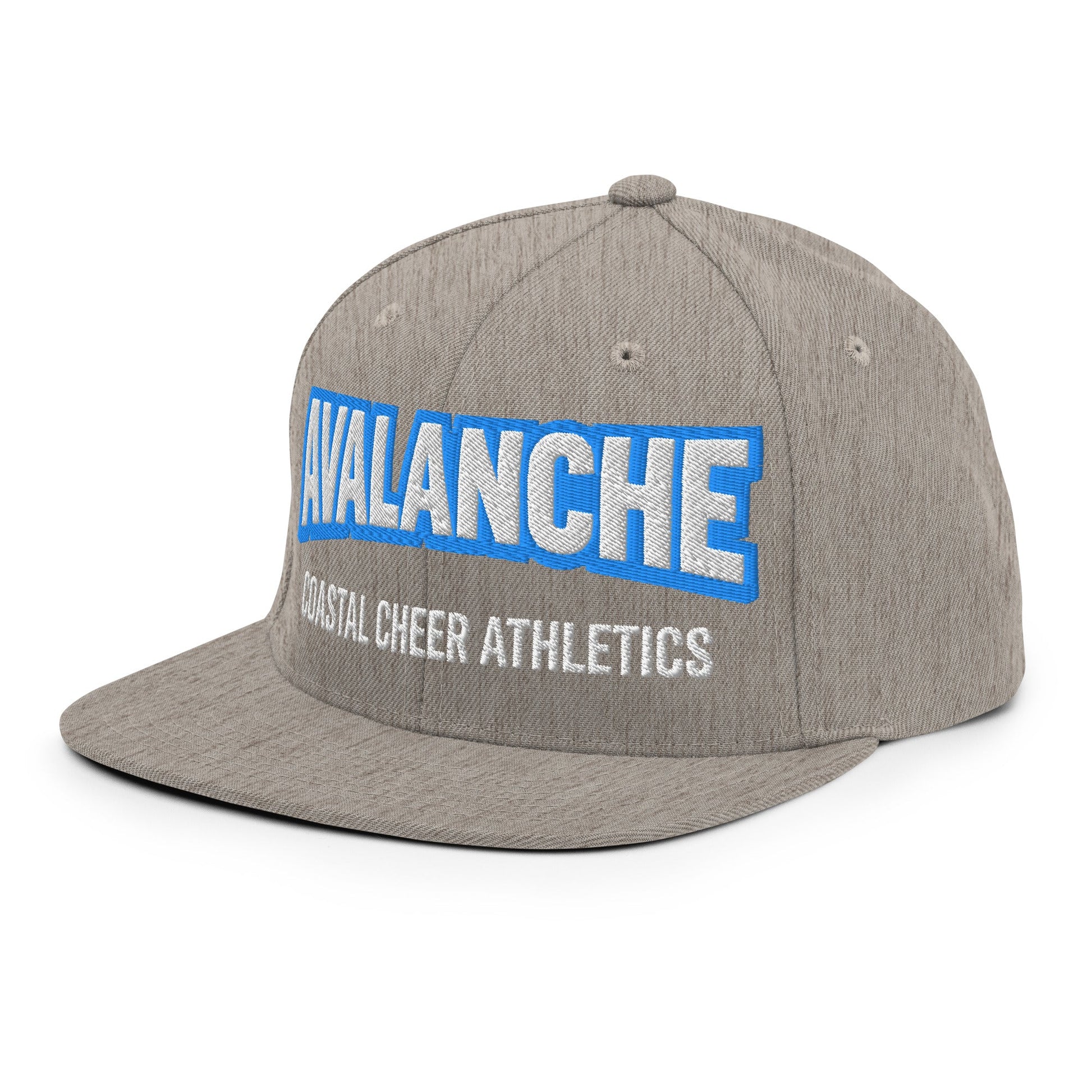 Snapback Hat | Coastal Cheer Athletics Avalanche | Alt Logo