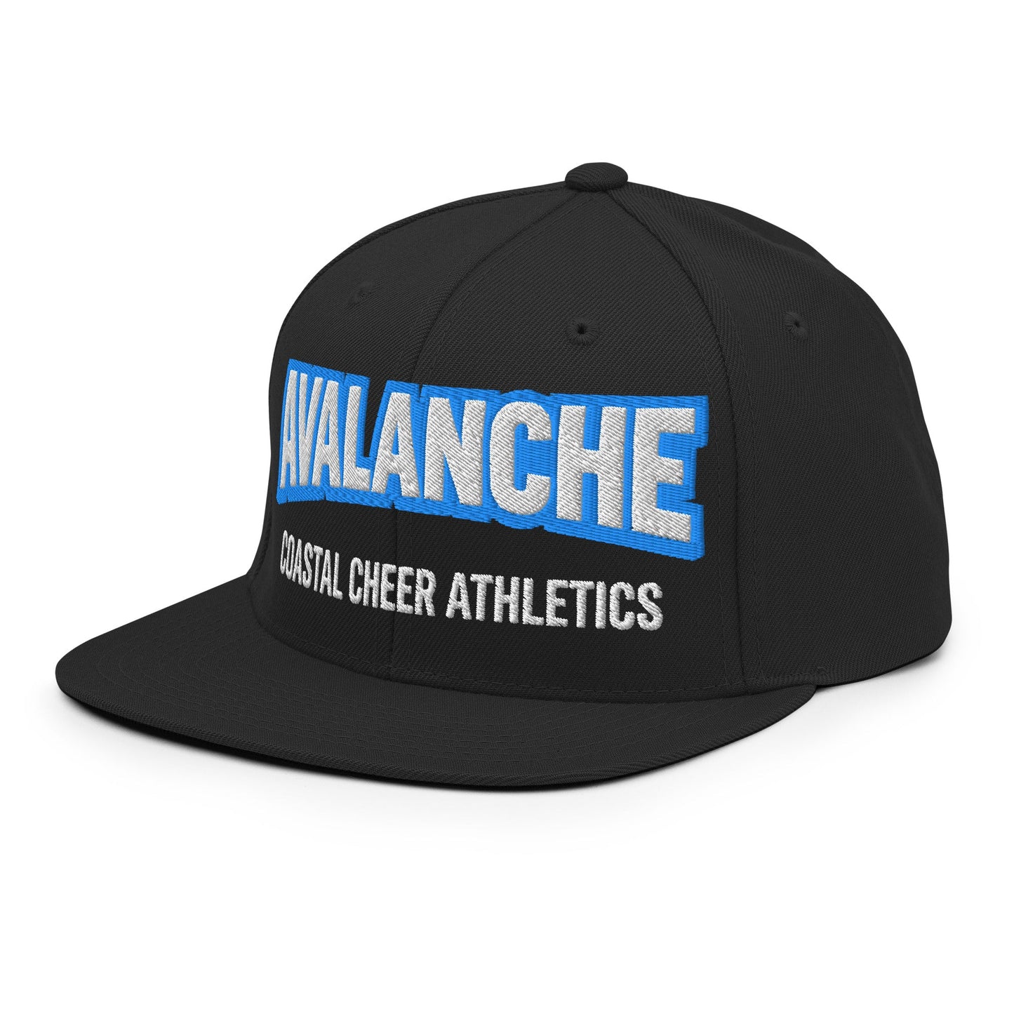 Snapback Hat | Coastal Cheer Athletics Avalanche | Alt Logo