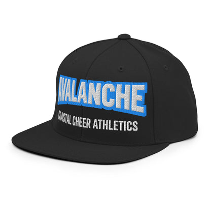 Snapback Hat | Coastal Cheer Athletics Avalanche | Alt Logo