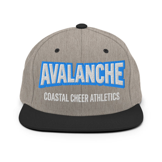 Snapback Hat | Coastal Cheer Athletics Avalanche | Alt Logo