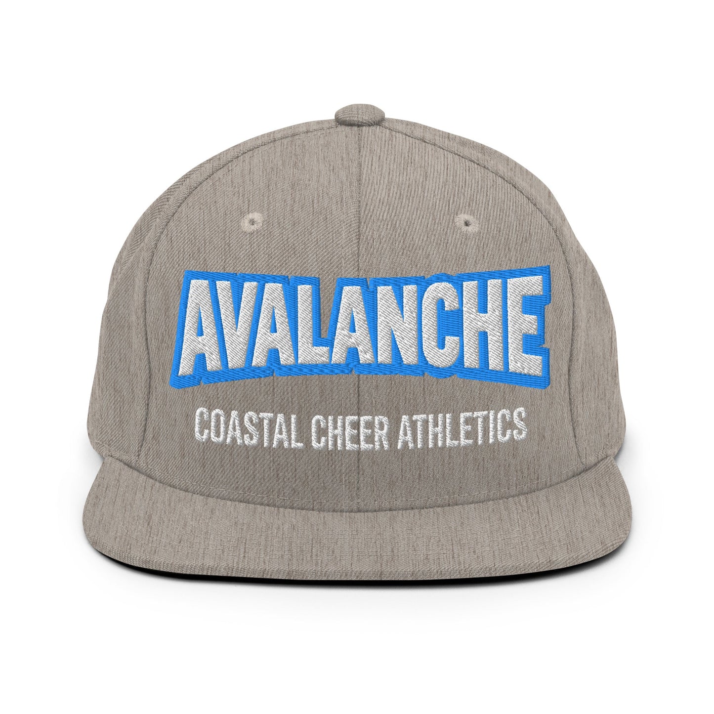 Snapback Hat | Coastal Cheer Athletics Avalanche | Alt Logo