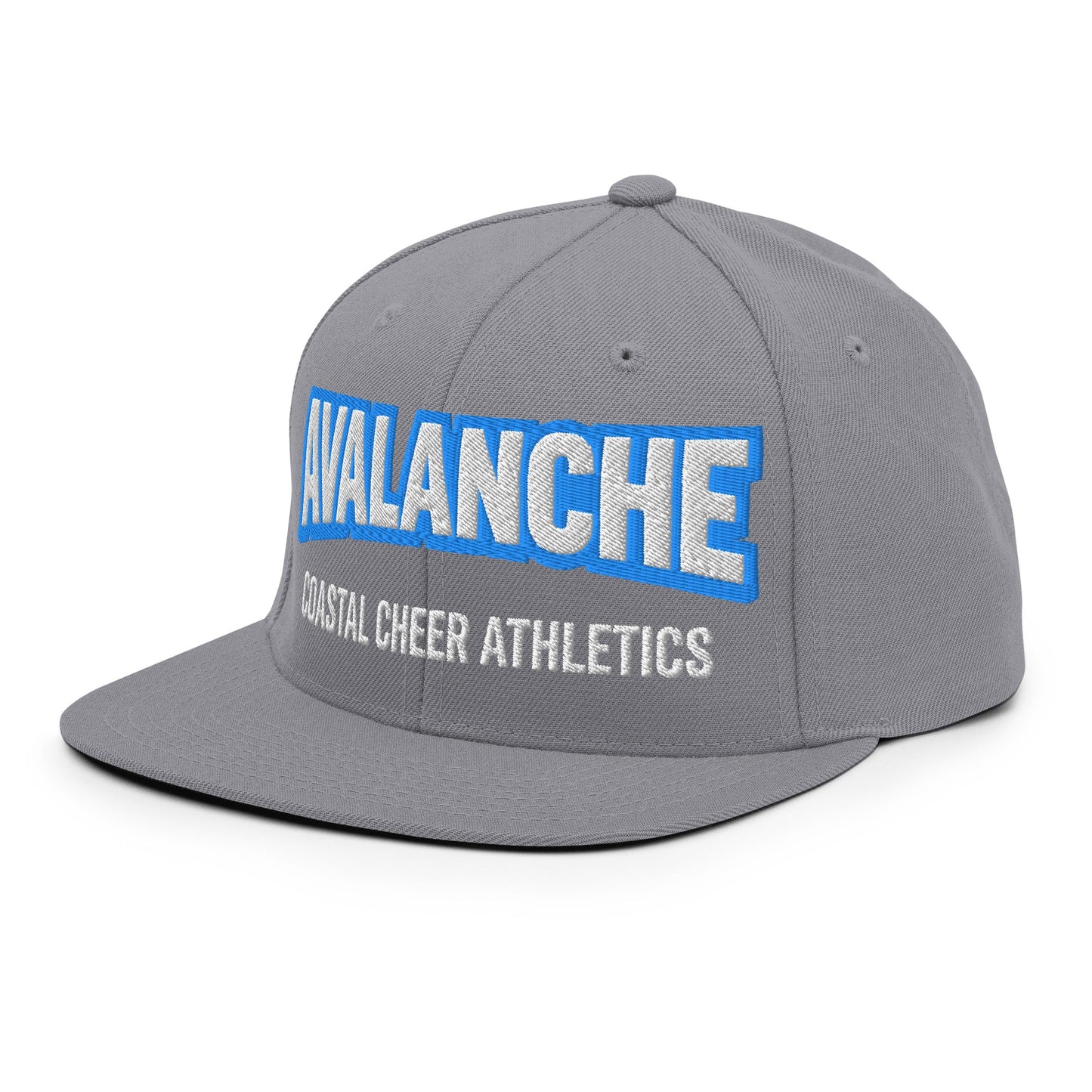 Snapback Hat | Coastal Cheer Athletics Avalanche | Alt Logo