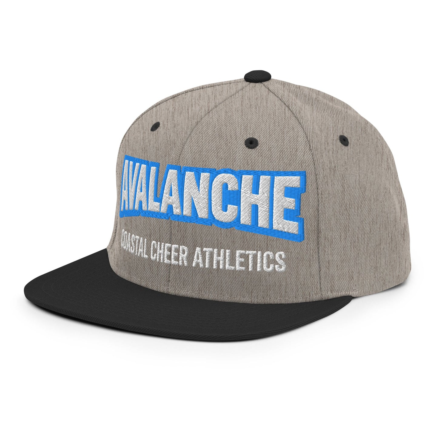 Snapback Hat | Coastal Cheer Athletics Avalanche | Alt Logo