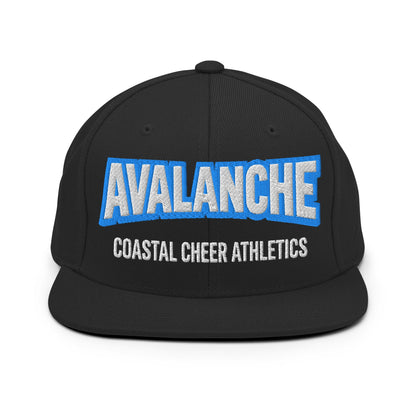 Snapback Hat | Coastal Cheer Athletics Avalanche | Alt Logo