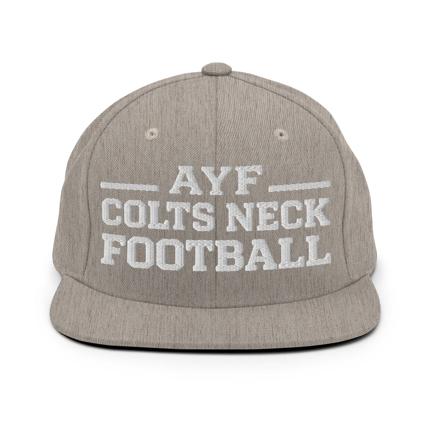 Snapback Hat | Colts Neck Cougars | Youth Tackle Football (AYF) | Varsity Badge Logo
