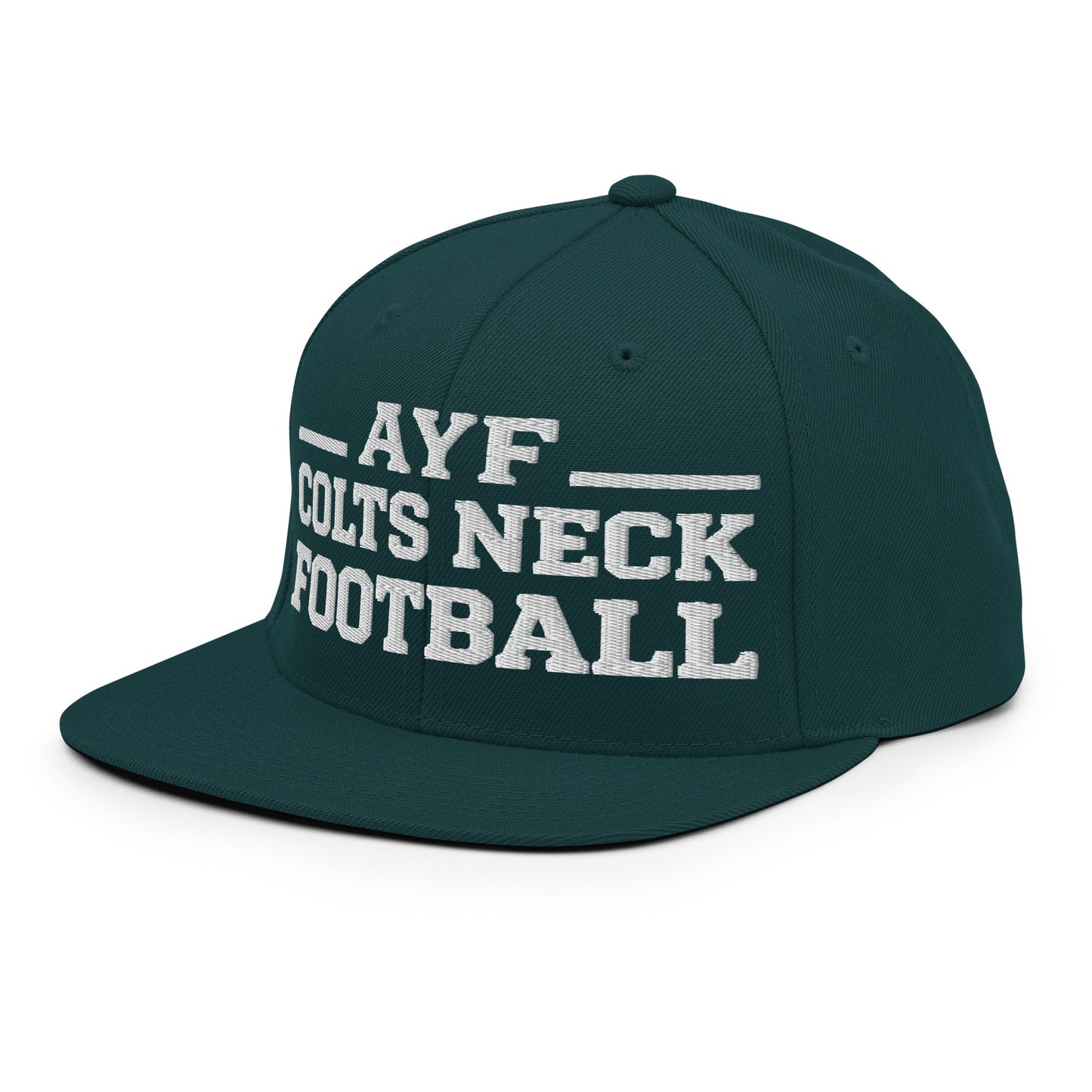 Snapback Hat | Colts Neck Cougars | Youth Tackle Football (AYF) | Varsity Badge Logo