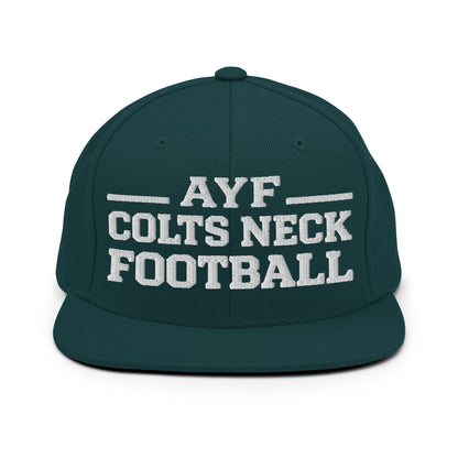 Snapback Hat | Colts Neck Cougars | Youth Tackle Football (AYF) | Varsity Badge Logo