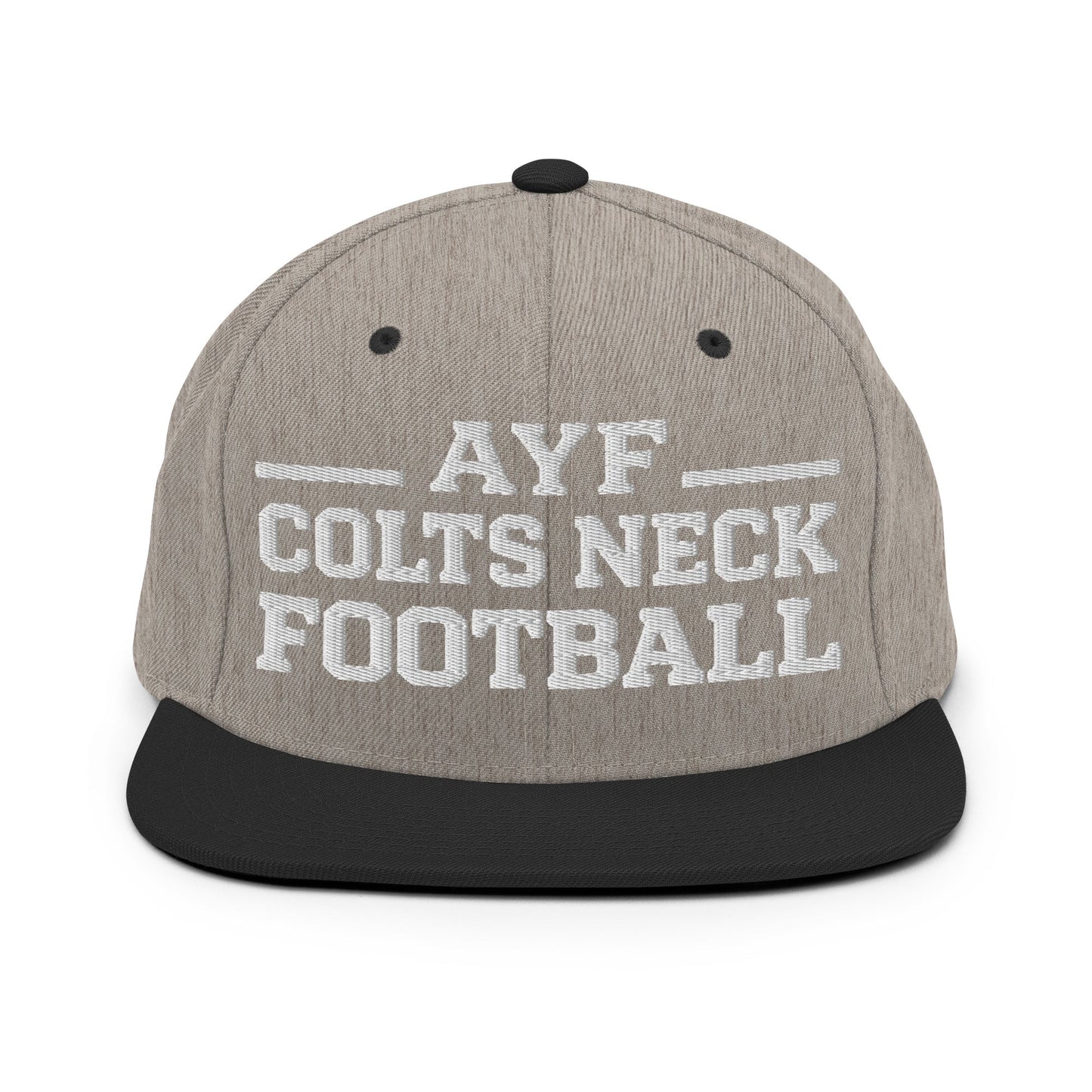 Snapback Hat | Colts Neck Cougars | Youth Tackle Football (AYF) | Varsity Badge Logo