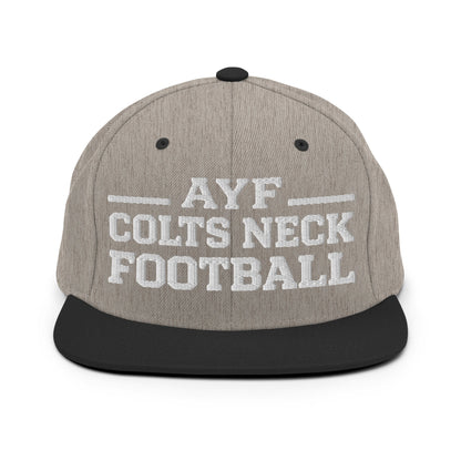 Snapback Hat | Colts Neck Cougars | Youth Tackle Football (AYF) | Varsity Badge Logo