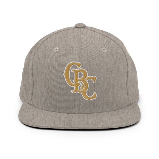 Snapback Hat | Cougar Baseball Club | CBC Gold Logo