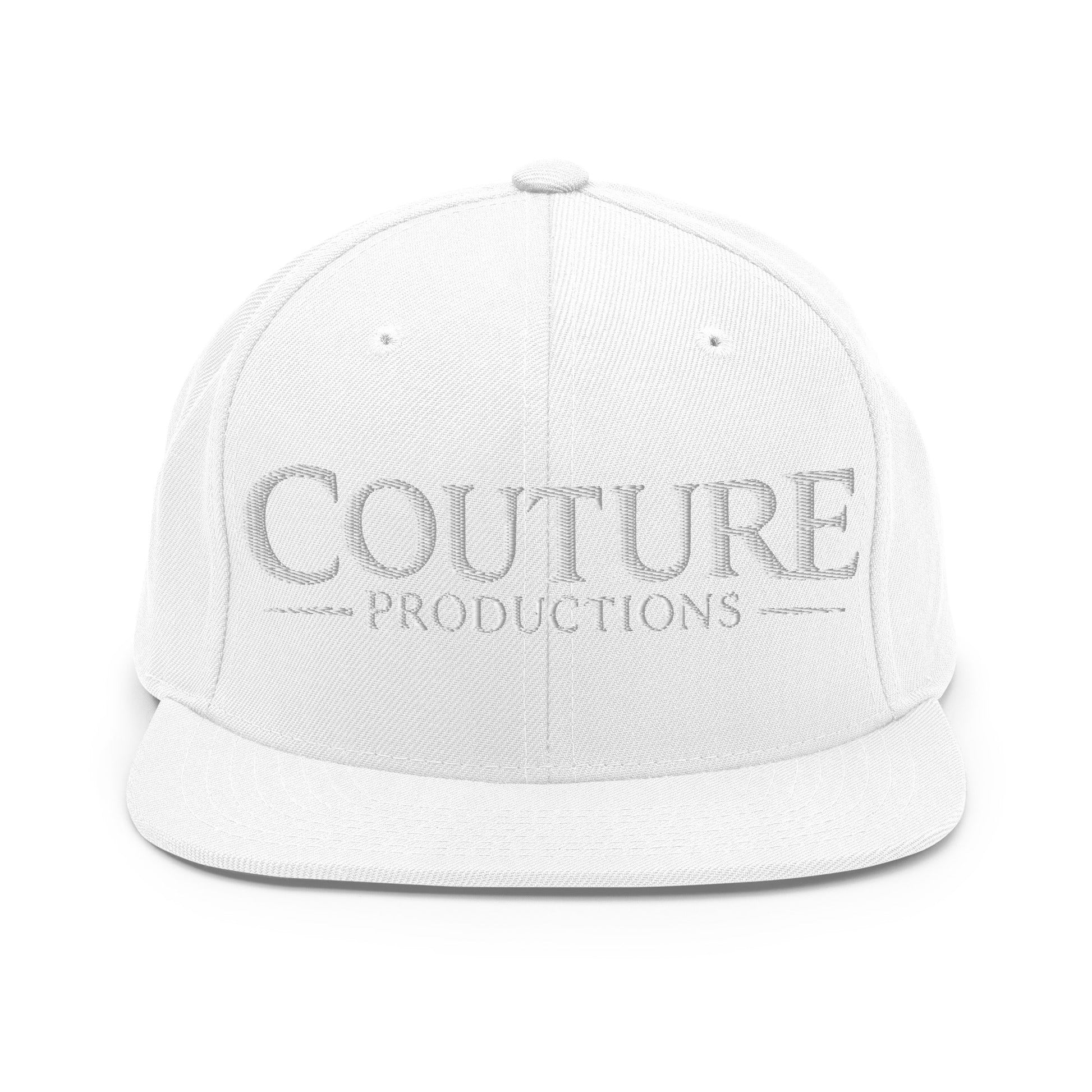 Snapback Hat | Couture Productions | Couture Shield Logo