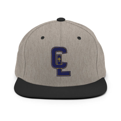 Snapback Hat | Crean Lutheran Softball | CL Monogram Logo