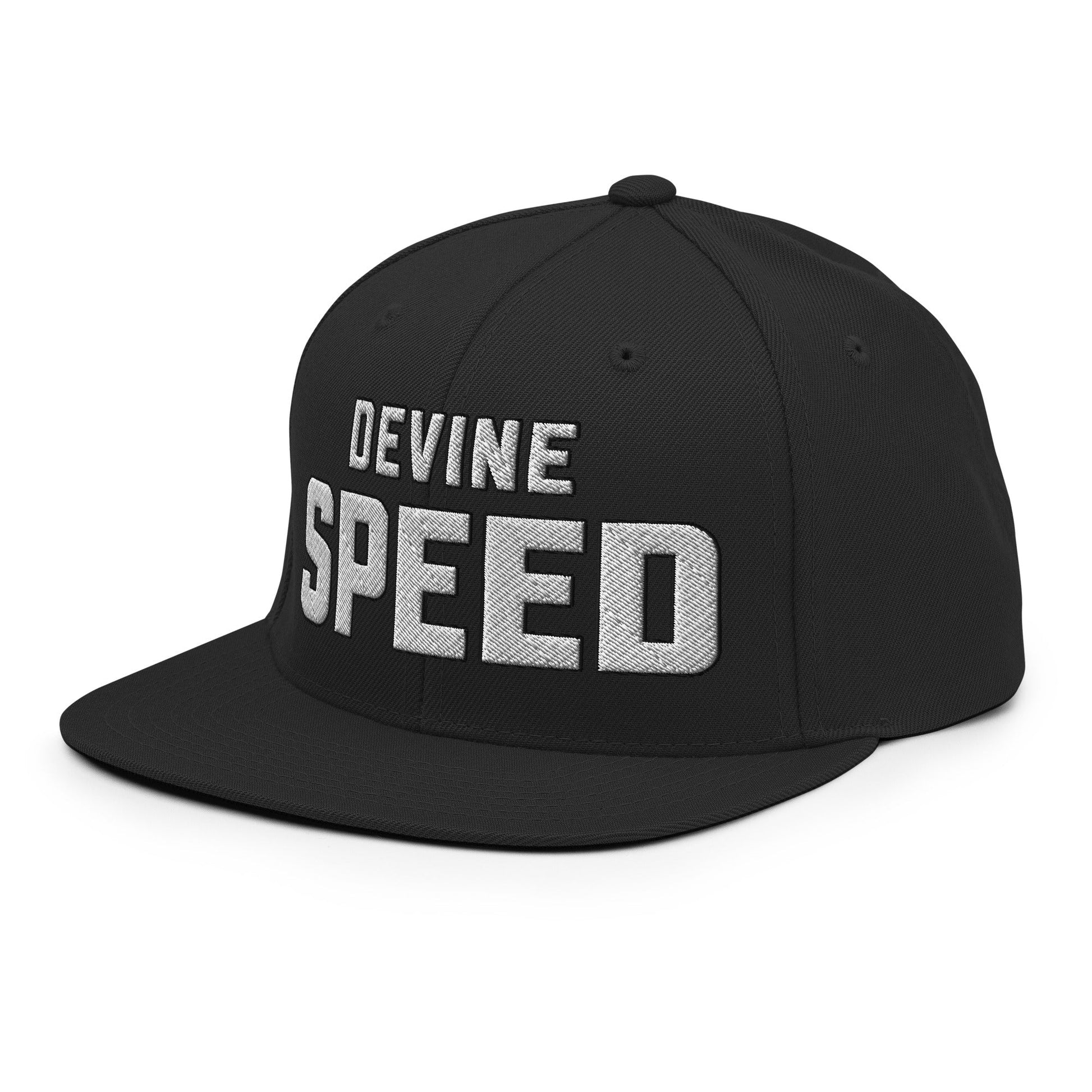 Snapback Hat | Devine Speed | Script Logo