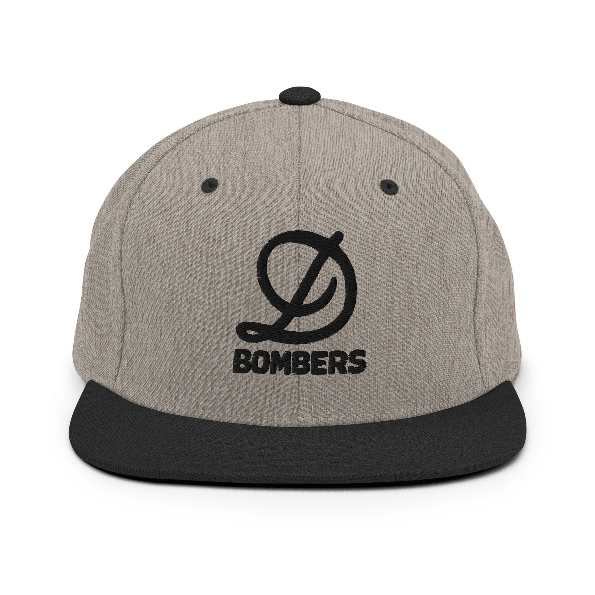 Snapback Hat | Diamond Bombers | Bomber Varsity - Black Logo