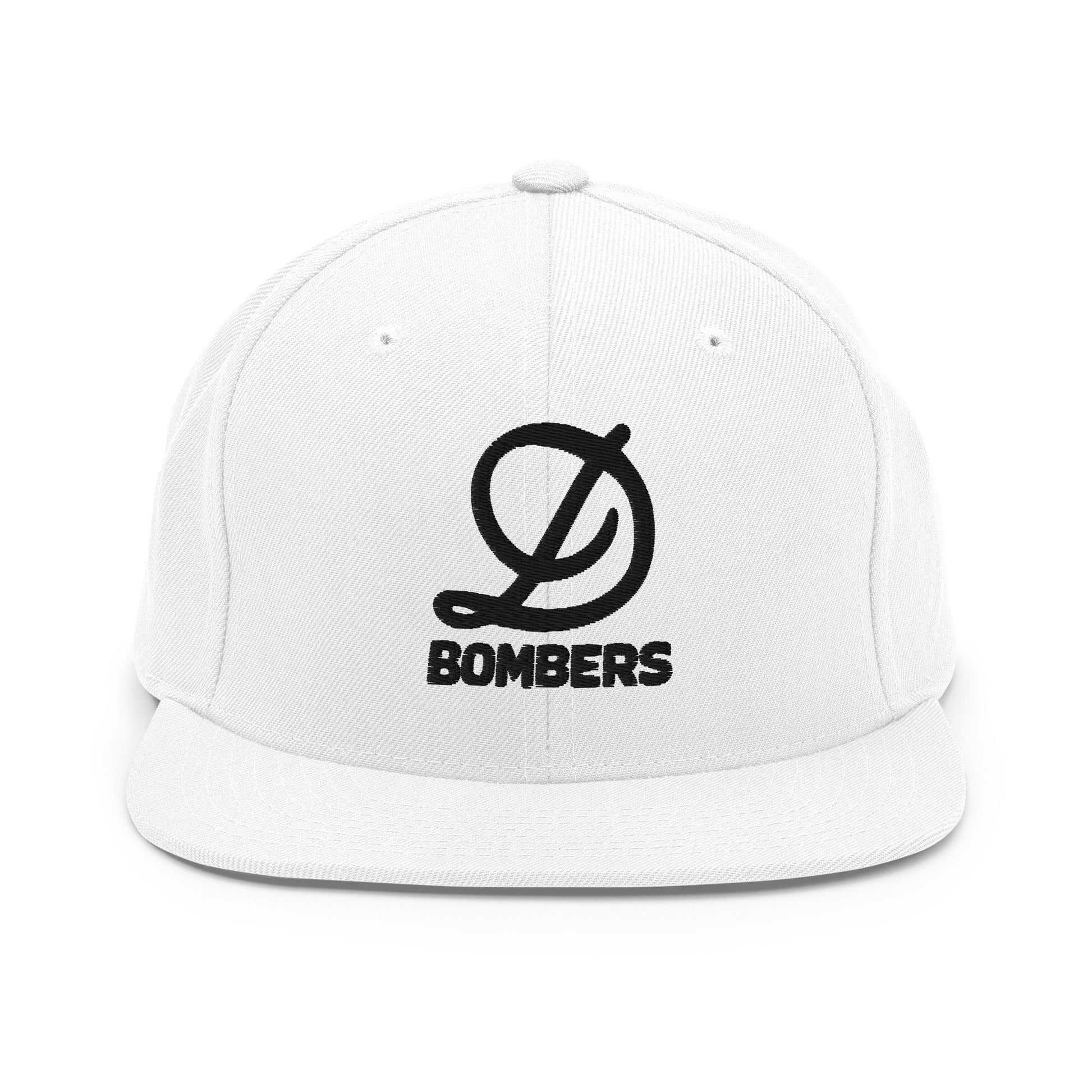 Snapback Hat | Diamond Bombers | Bomber Varsity - Black Logo