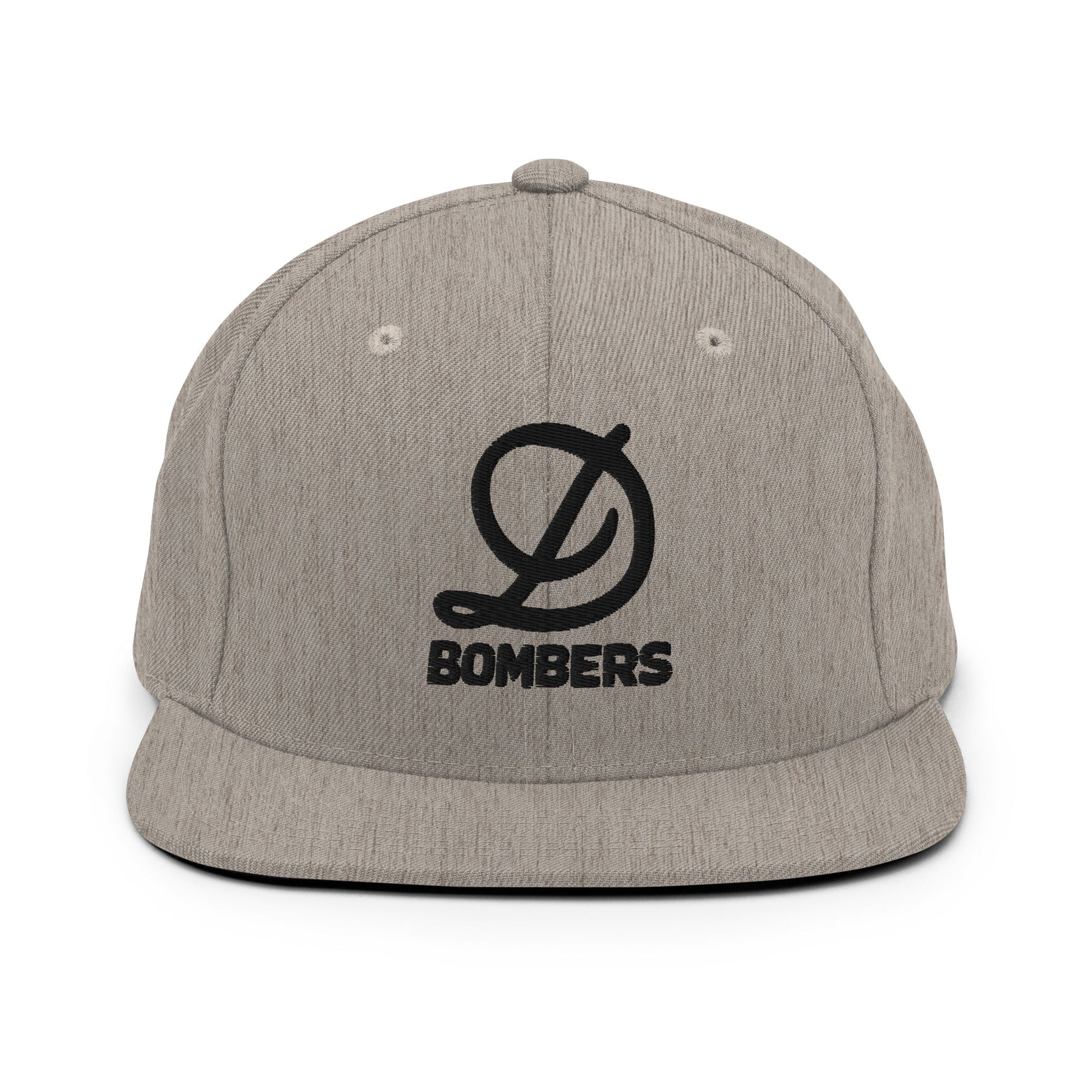Snapback Hat | Diamond Bombers | Bomber Varsity - Black Logo