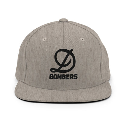 Snapback Hat | Diamond Bombers | Bomber Varsity - Black Logo