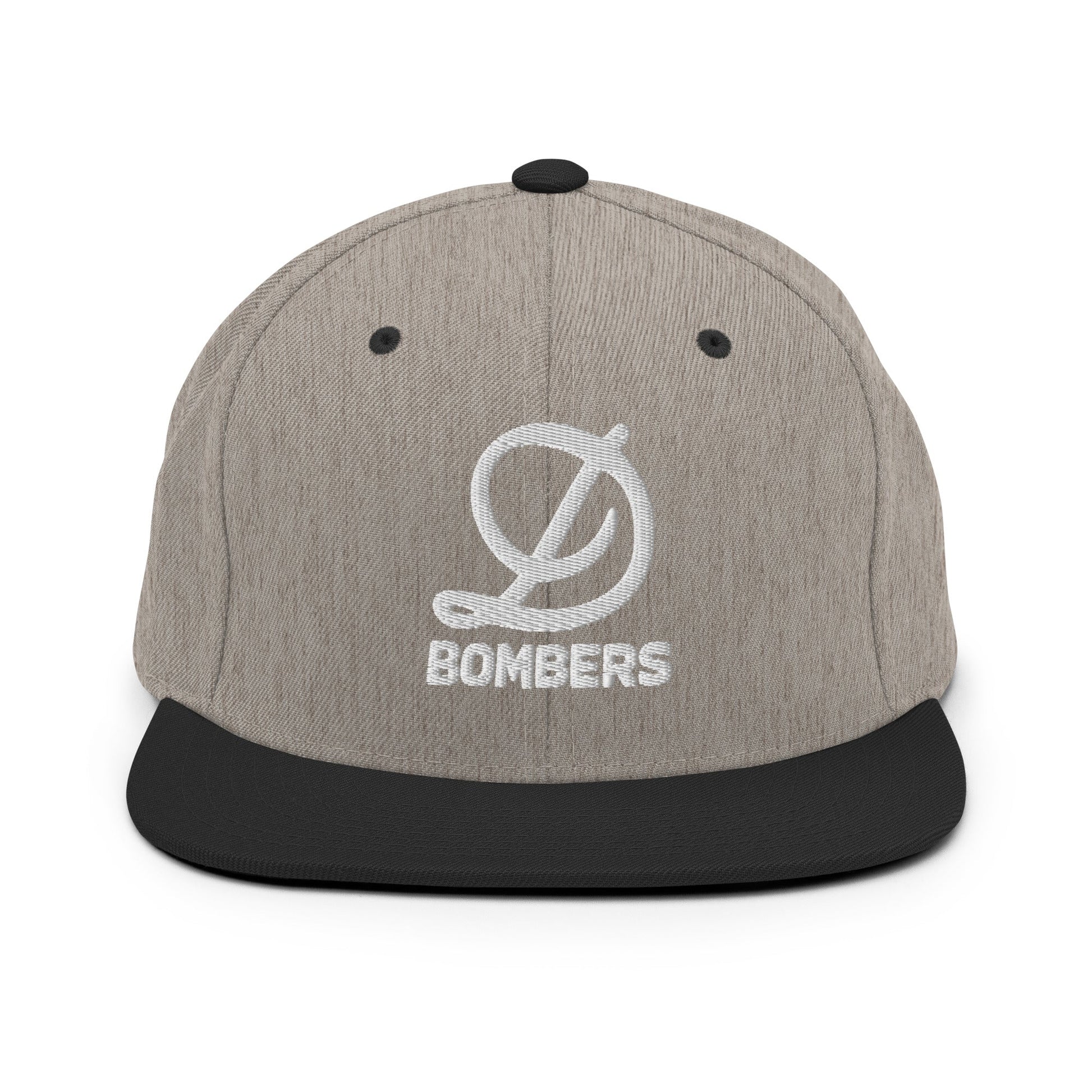 Snapback Hat | Diamond Bombers | Bomber Varsity - White Logo