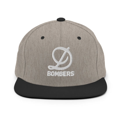Snapback Hat | Diamond Bombers | Bomber Varsity - White Logo
