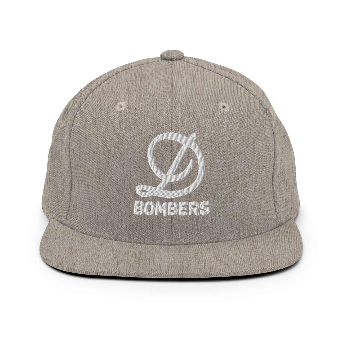 Snapback Hat | Diamond Bombers | Bomber Varsity - White Logo