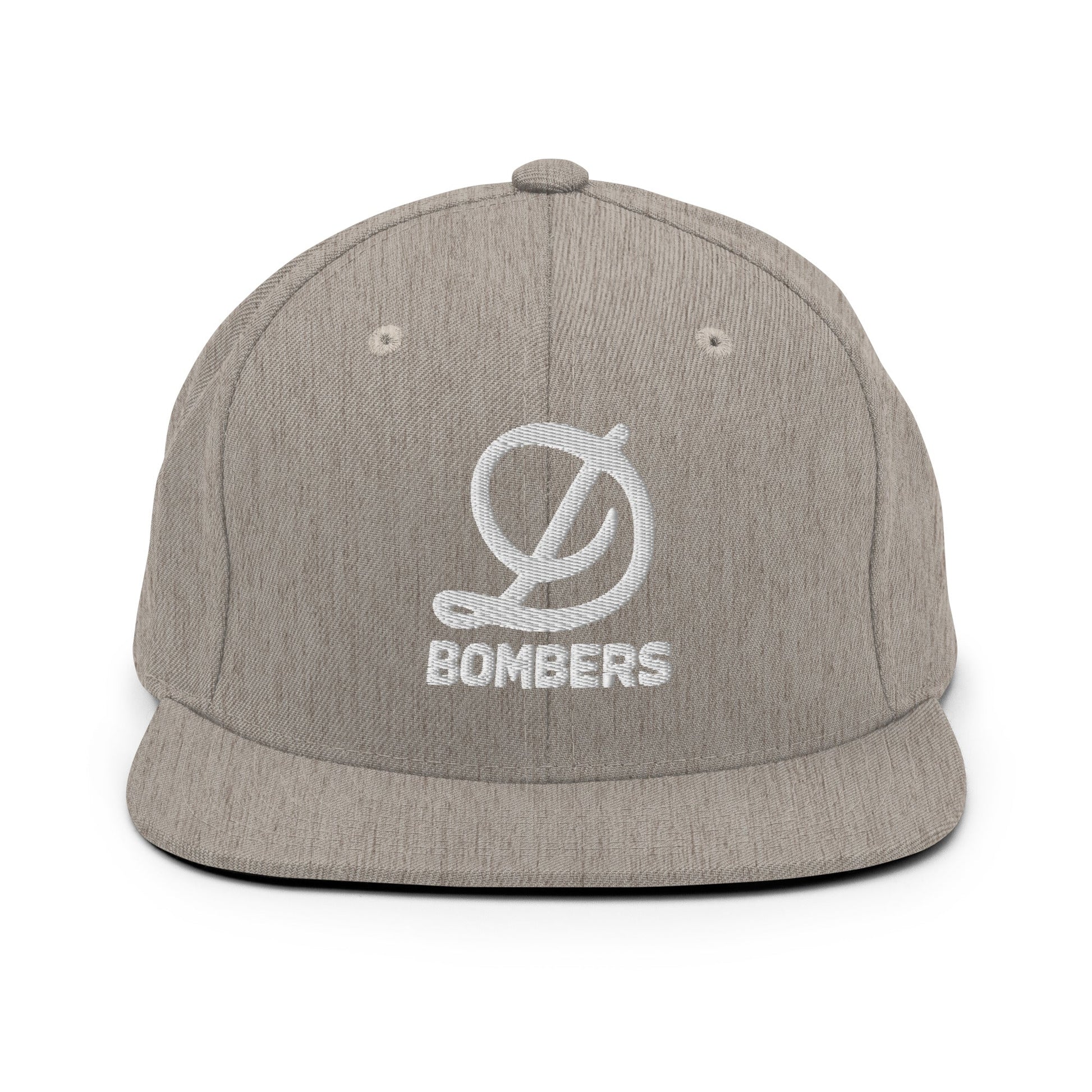 Snapback Hat | Diamond Bombers | Bomber Varsity - White Logo