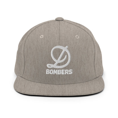 Snapback Hat | Diamond Bombers | Bomber Varsity - White Logo