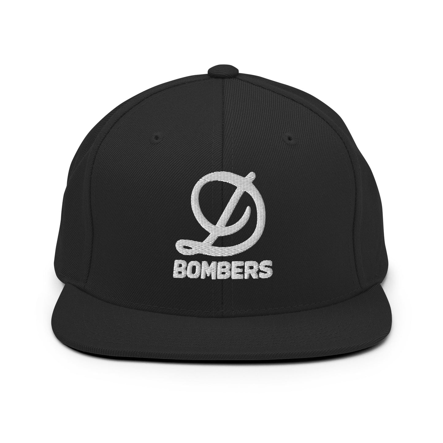 Snapback Hat | Diamond Bombers | Bomber Varsity - White Logo