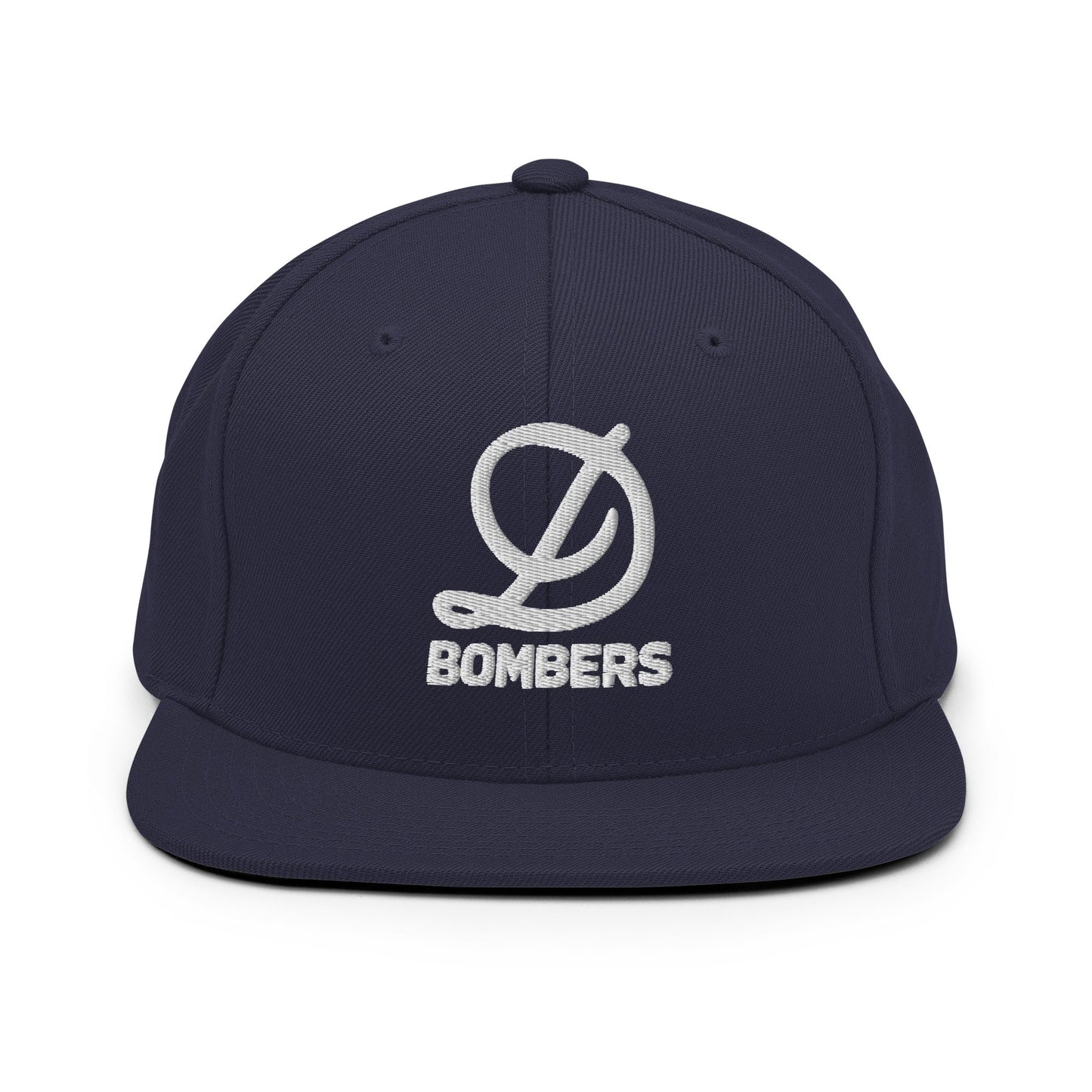 Snapback Hat | Diamond Bombers | Bomber Varsity - White Logo